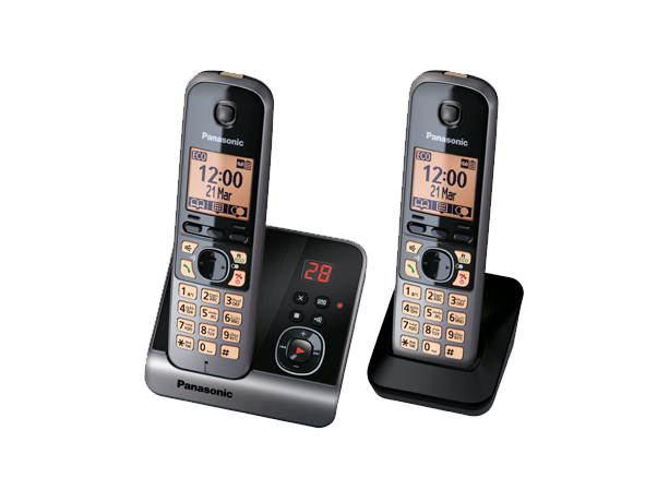 تلفن بی سیم ۲ گوشی پاناسونیک مدل KX-TG6722